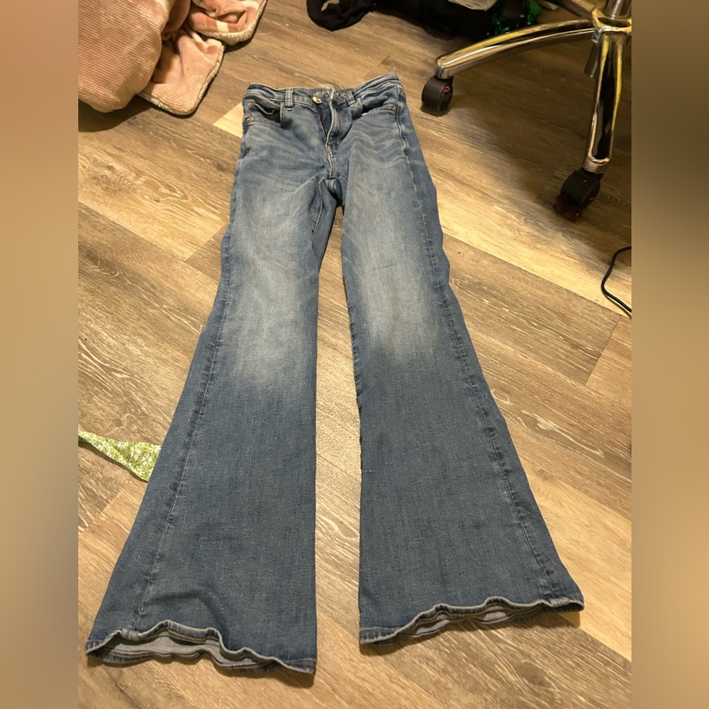 American Eagle Outfitters Blue Flare Jeans